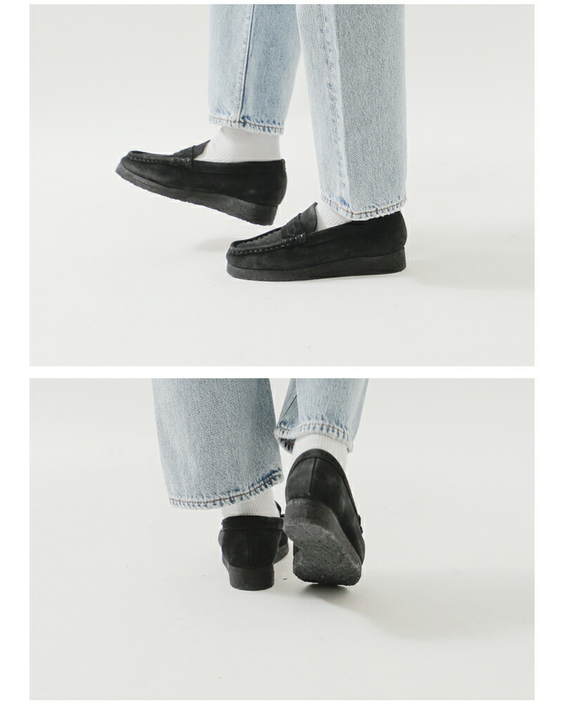 楽天市場】clarks クラークス スエード ワラビー ローファー wallabee