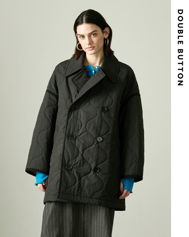 楽天市場】kha:ki カーキ ミリタリー キルト Pコート “MIL QUILT PEA