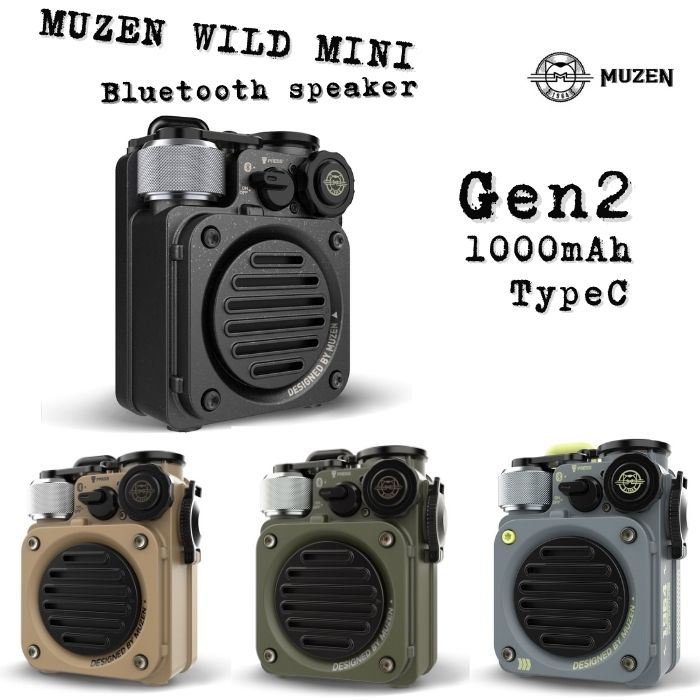 楽天市場】【新色追加！！】MUZEN Wild mini Gen2 第二世代 TypeC充電