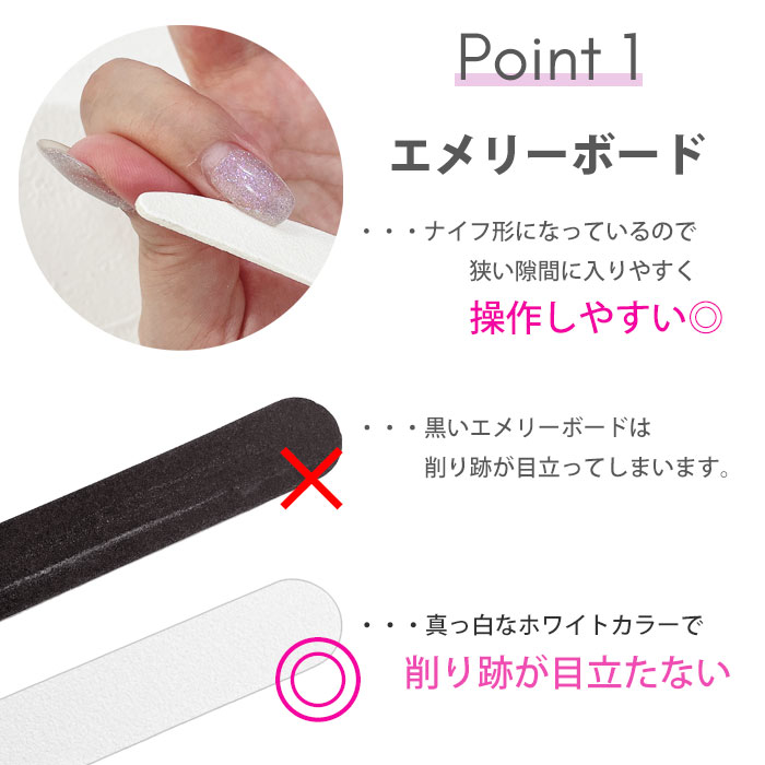 楽天市場】コネクトジェル ネイル ファイル エメリーボード / ゼブラ