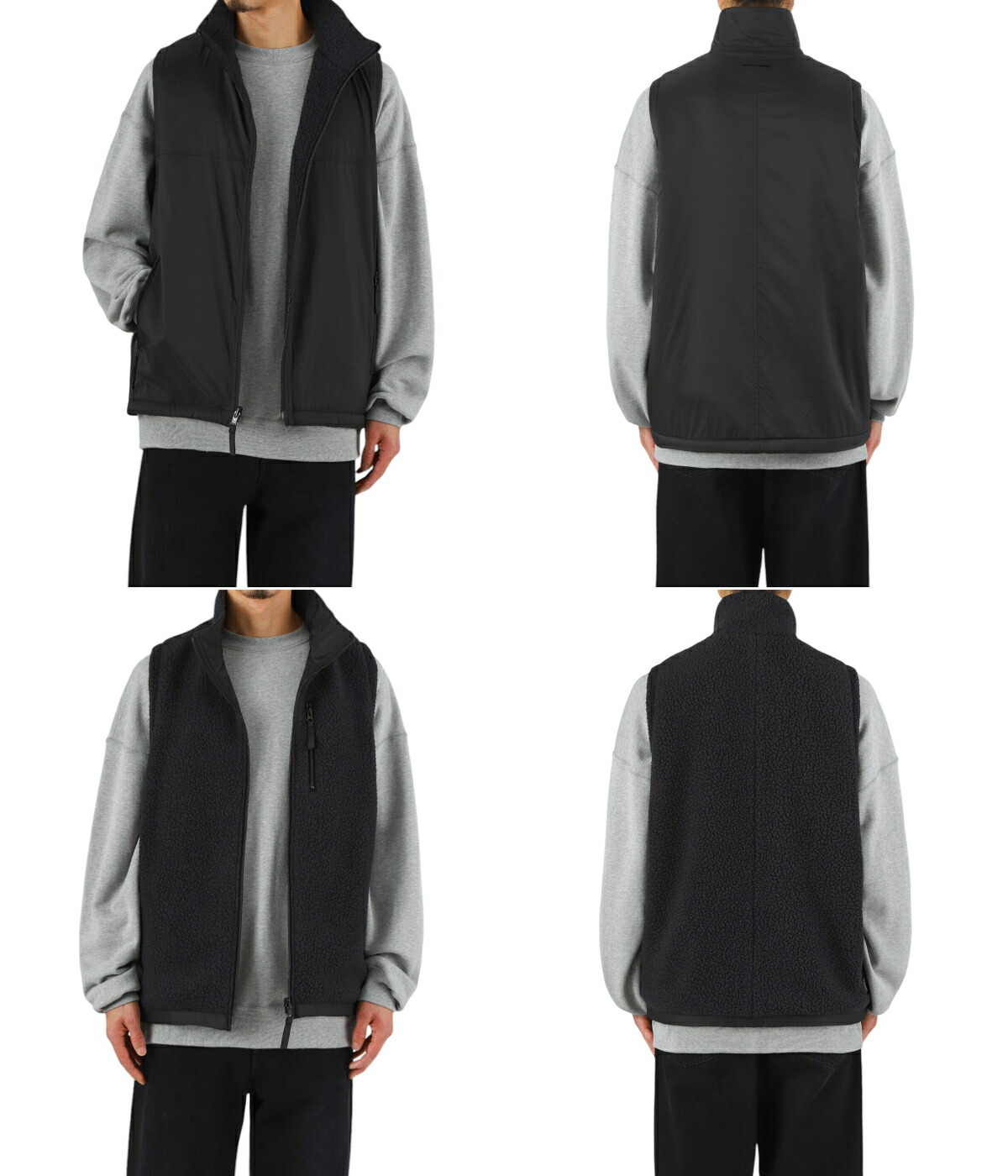 楽天市場】[送料無料]PORTER CLASSIC : LINER NYLON FLEECE ZIP UP