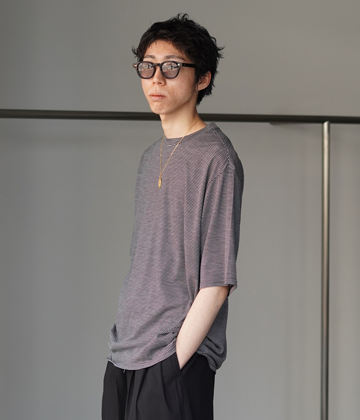 楽天市場】[送料無料]marka : CREW NECK TEE - super 120's wool