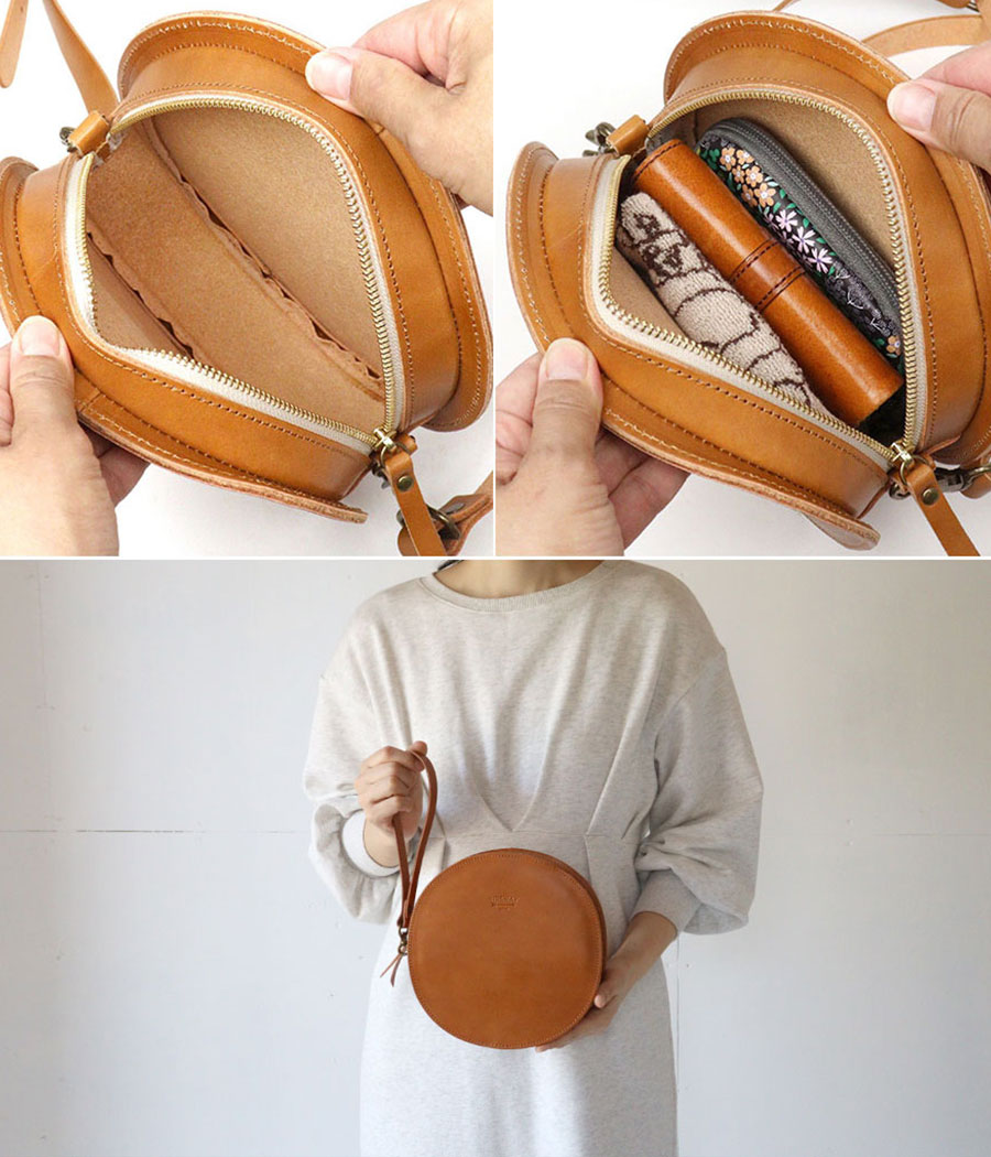 楽天市場】サークルショルダーバッグ 2WAY ストラップ付き TIDEWAY