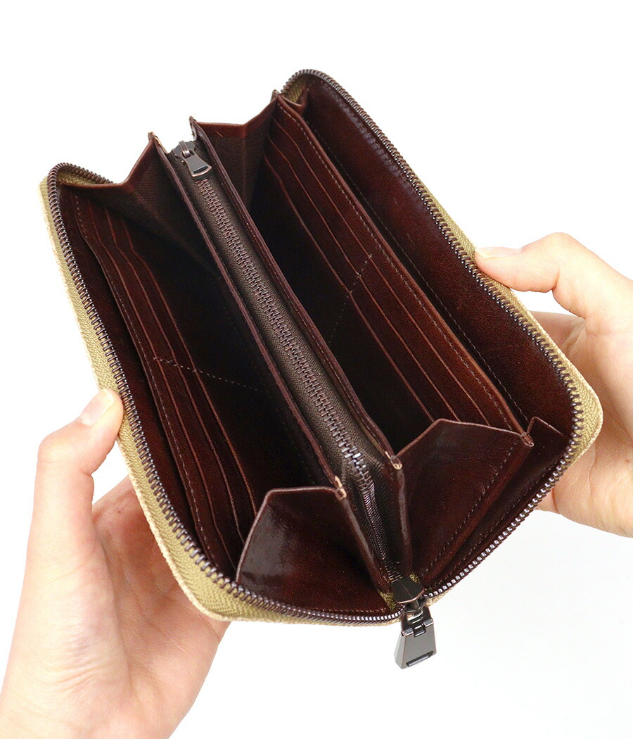 お手軽本格電磁波対策】CMC高配合本象革財布 藍染め 象革