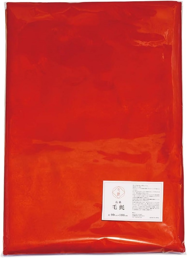 楽天市場】高級 毛氈 毛せん 赤 約90cm×180cm 緋毛氈 TENKU : トゥール