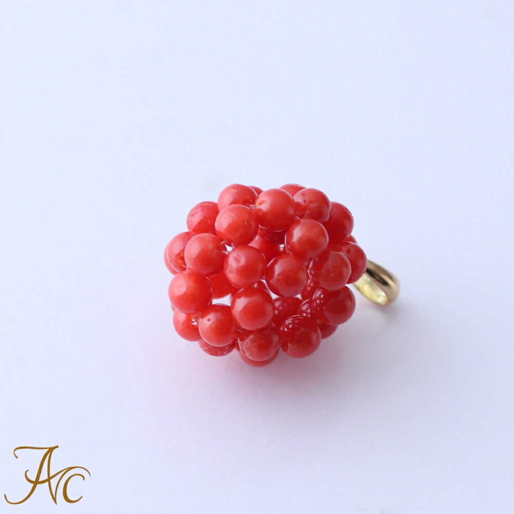 楽天市場】≪1年保証付き≫ 地中海産赤珊瑚あ・み・あ・みK18