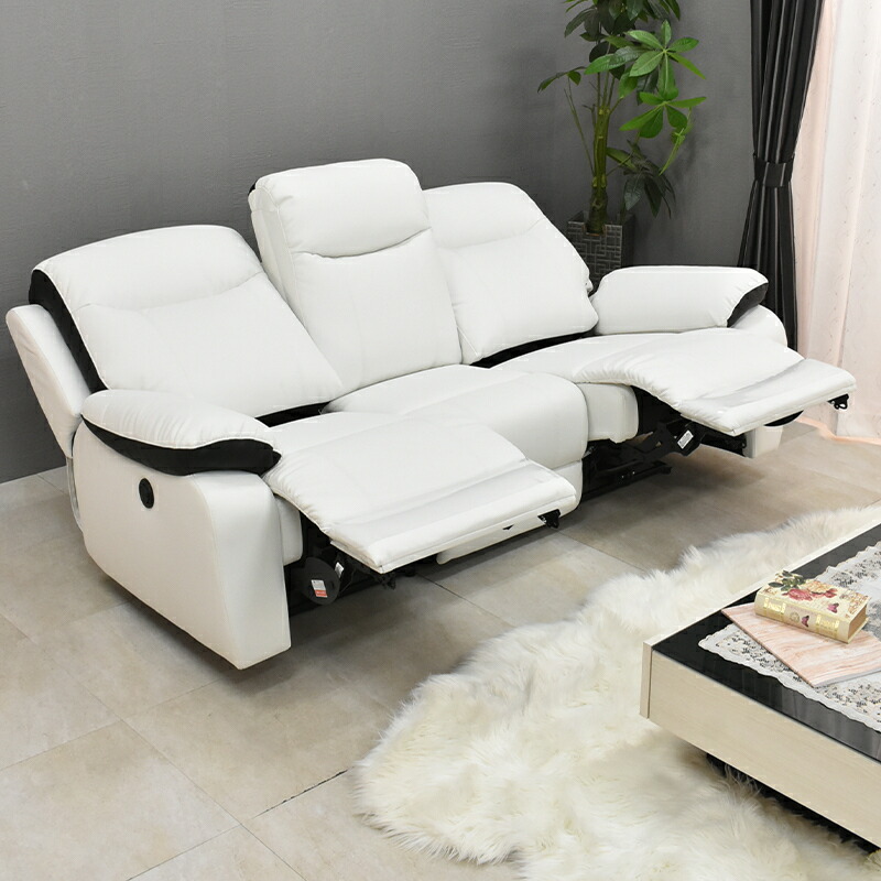 楽天市場】電動リクライニングソファ 3人掛け 2人掛け 電動ソファ 左右