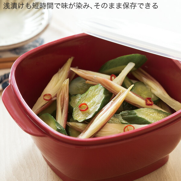 楽天市場】真空容器 保存容器 真空おひつ 角 2.0合 1リットル 1L