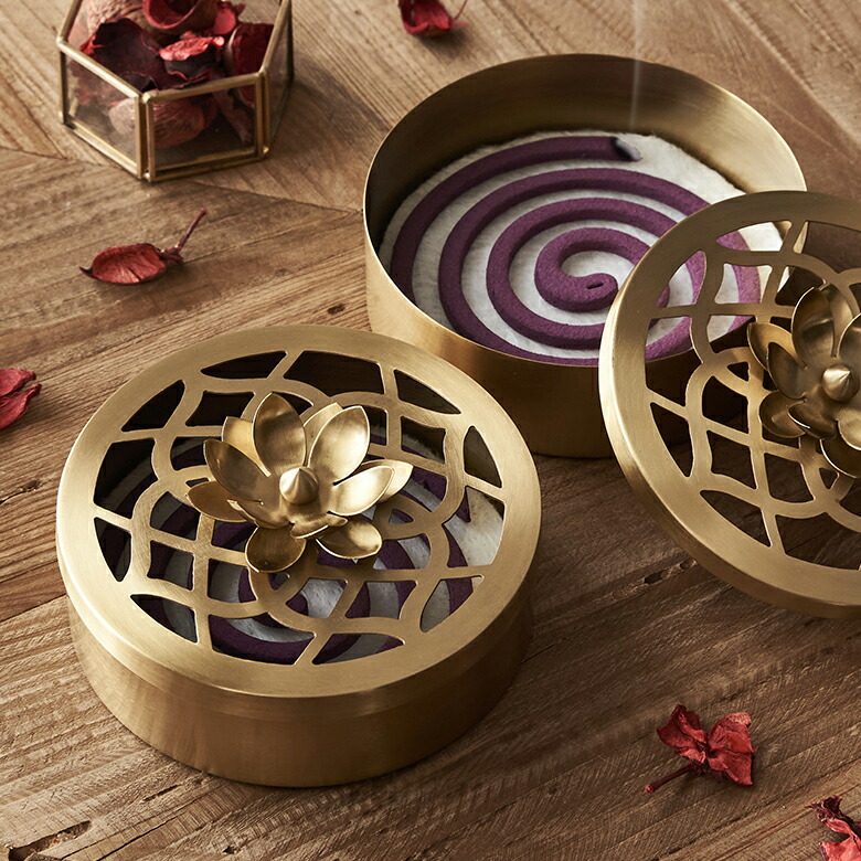 楽天市場】蚊取り線香入れ 蚊取り線香 蚊取り線香ホルダー 真鍮 お香