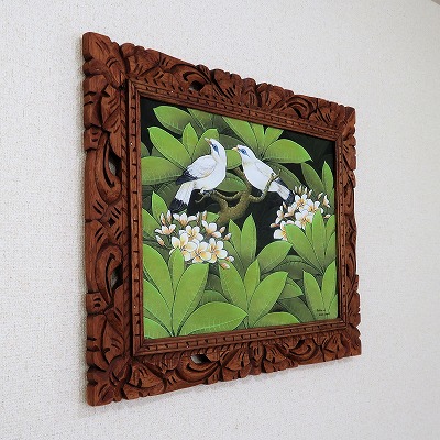 楽天市場】2匹の白い鳥 プンゴセカンスタイル Parsa作 52X42