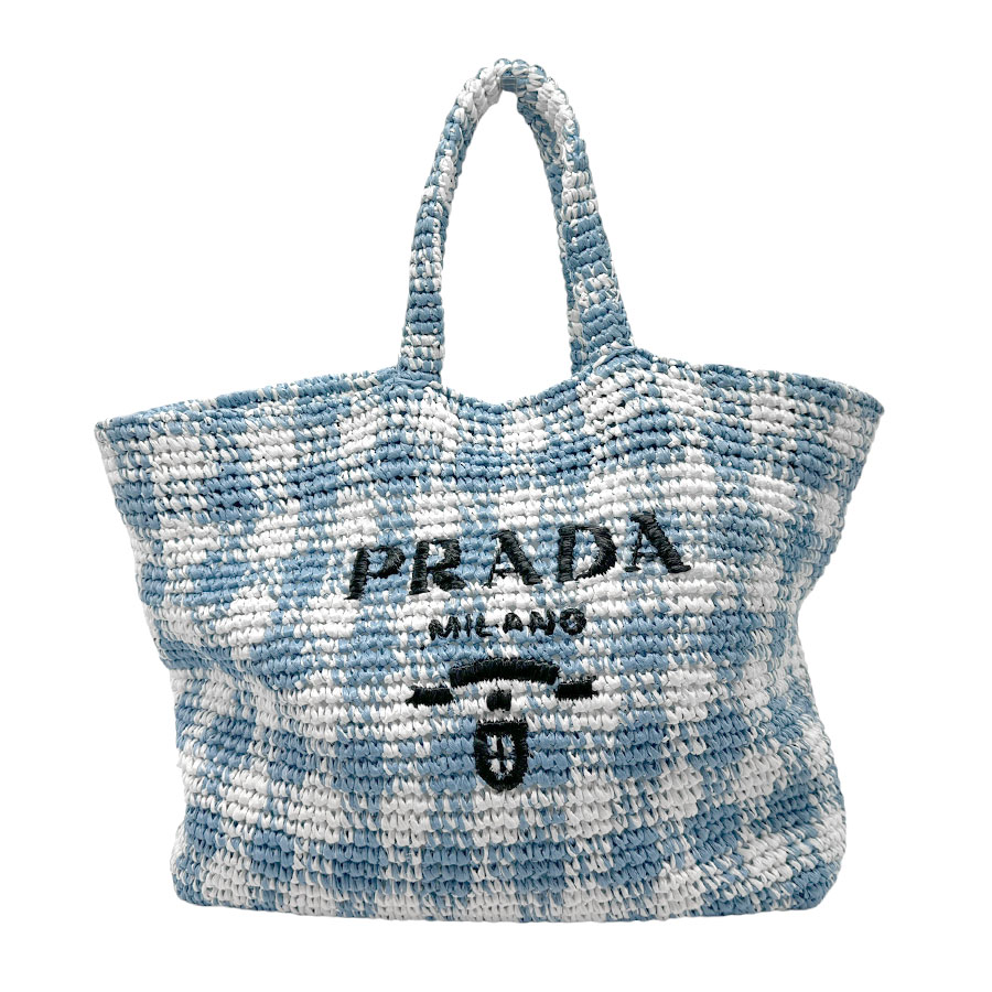 楽天市場】プラダ PRADA ハンドバッグ クロシェ トートバッグ/ラフィア