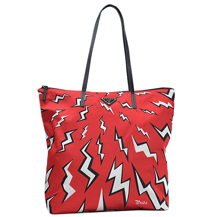 楽天市場】プラダ PRADA バッグ フランケンシュタイン コラボ レッドx