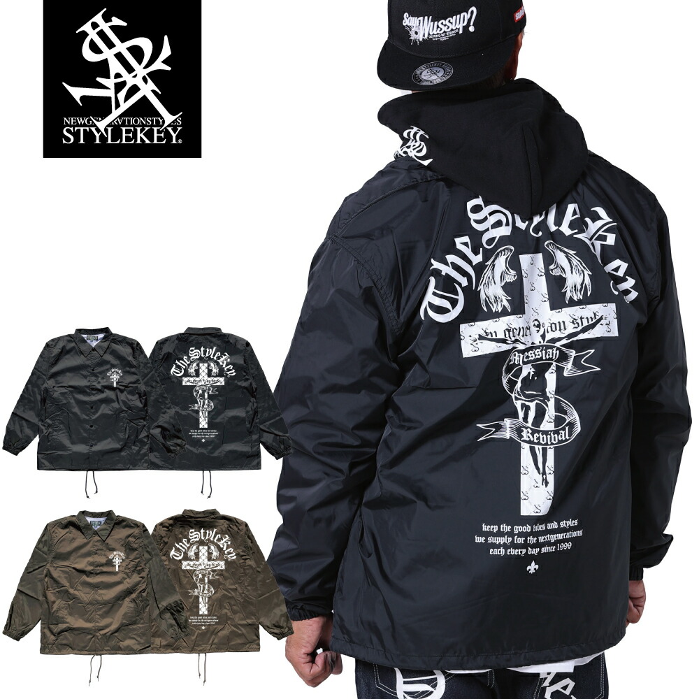 楽天市場】STYLEKEY(スタイルキー) コーチジャケット MESSIAH COACH