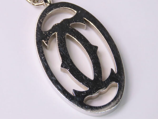 楽天市場】カルティエ Cartier 2Cロゴ チャーム キーリング