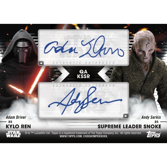楽天市場】O Topps 2023 STAR WARS SIGNATURE SERIES 2023 トップス