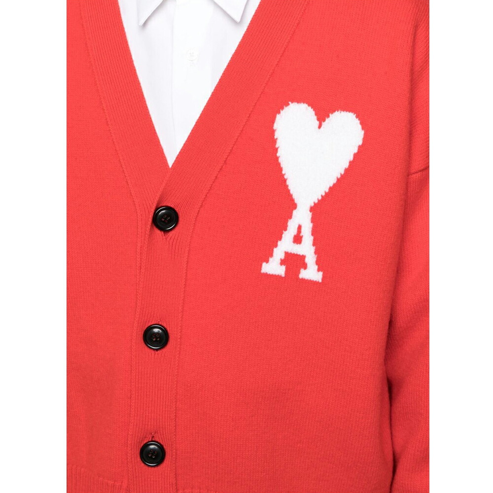 楽天市場】AMI PARIS｜アミパリ オーバーサイズ ウール カーディガン