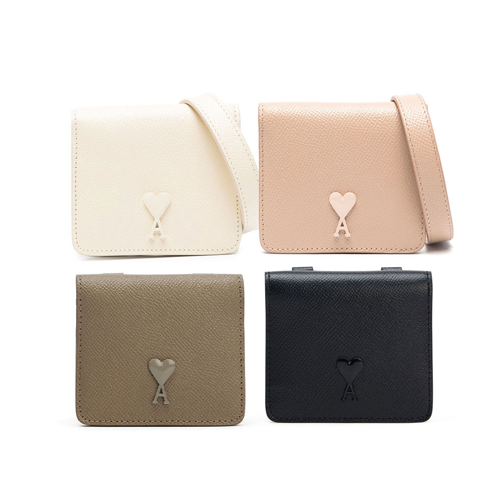 楽天市場】AMI PARIS｜アミパリ ハートロゴ入り ストラップ付 カード