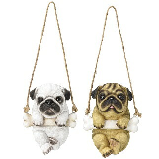 楽天市場】白パグ フォーンパグ パグ ゆらゆらパグ ガーデングッズ