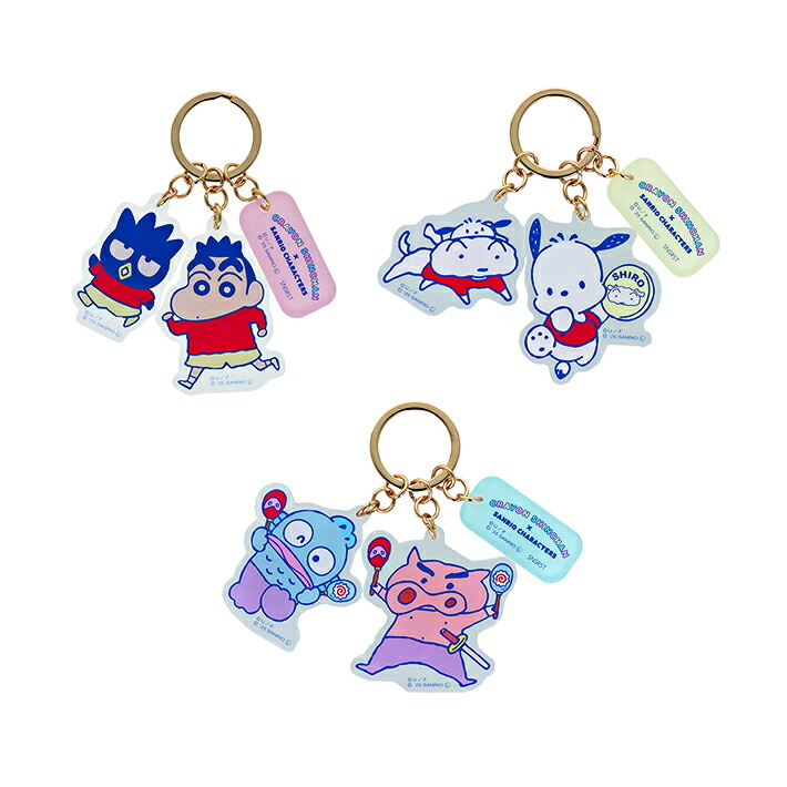 楽天市場】クレヨンしんちゃん×サンリオ キャラクターズ 3連アクリル