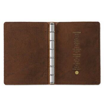 楽天市場】【10%OFFクーポン】PLOTTER プロッター 6穴リングレザー