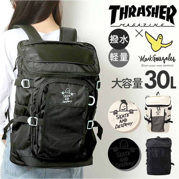 楽天市場】スラッシャー リュック THRASHER THR-298 通販 リュック