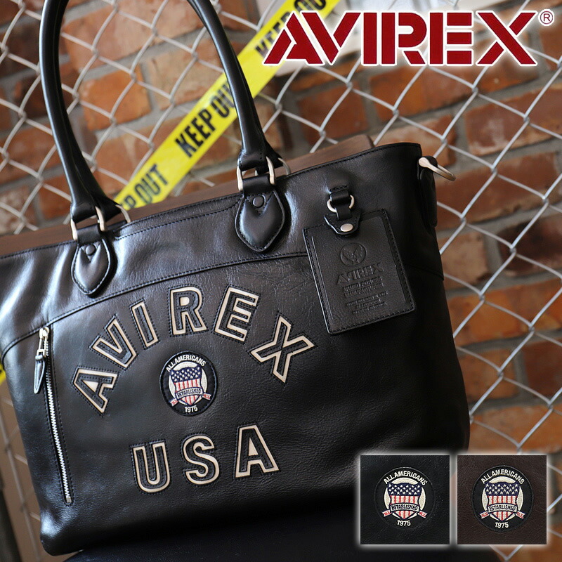 楽天市場】アビレックス バッグ トートバッグ メンズ 本革 ショルダー