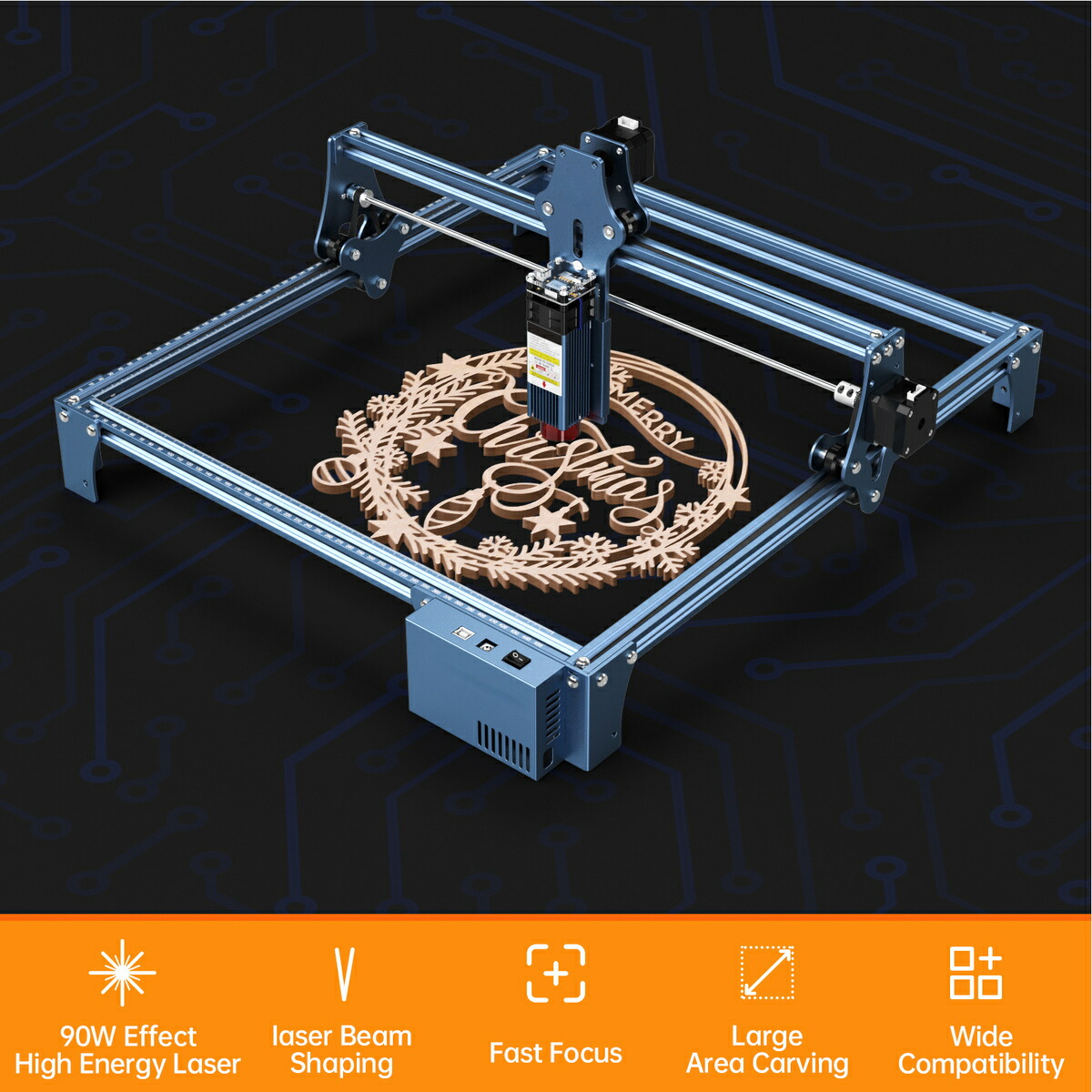 楽天市場】SCULPFUN S9 90W レーザー彫刻機 レーザー彫刻 レーザー