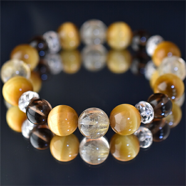 楽天市場】仕事運 金運 ブレスレット 内周約17センチ ゴールデン