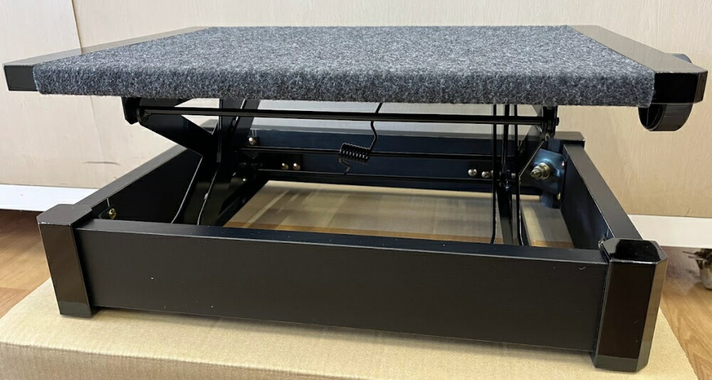 楽天市場】甲南 ピアノ 補助台 足台 UP-1R ブラック 黒 BK 日本製 足