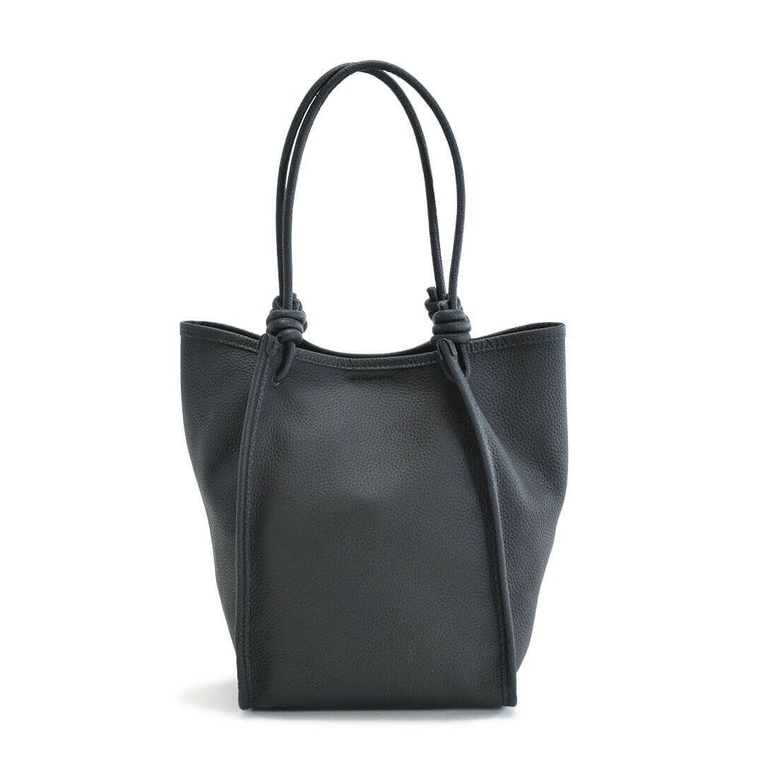 楽天市場】BARCOS ポーチ付きノットモチーフレザートートバッグ