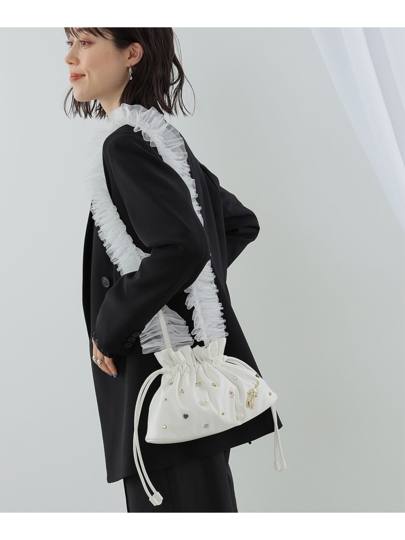 楽天市場】Casselini * Ray BEAMS / 別注 スタッズ フリル ショルダー