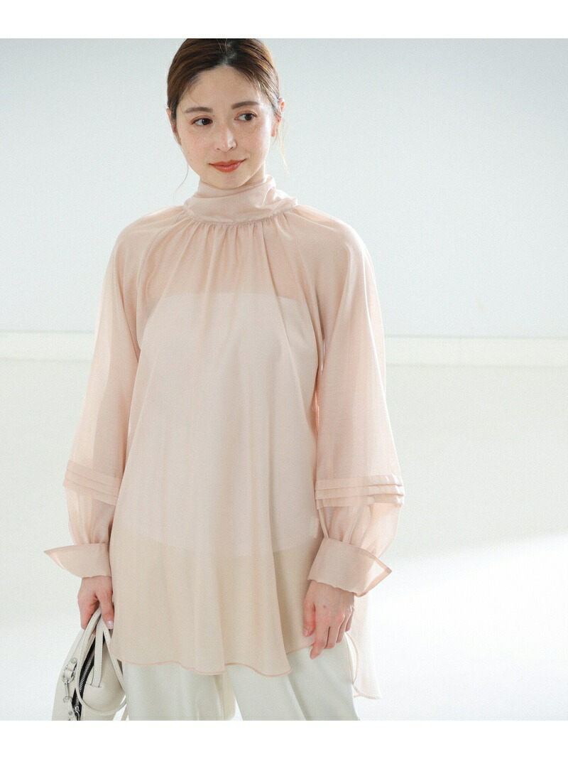 楽天市場】Demi-Luxe BEAMS / オーガンジー リボンブラウス フォーマル