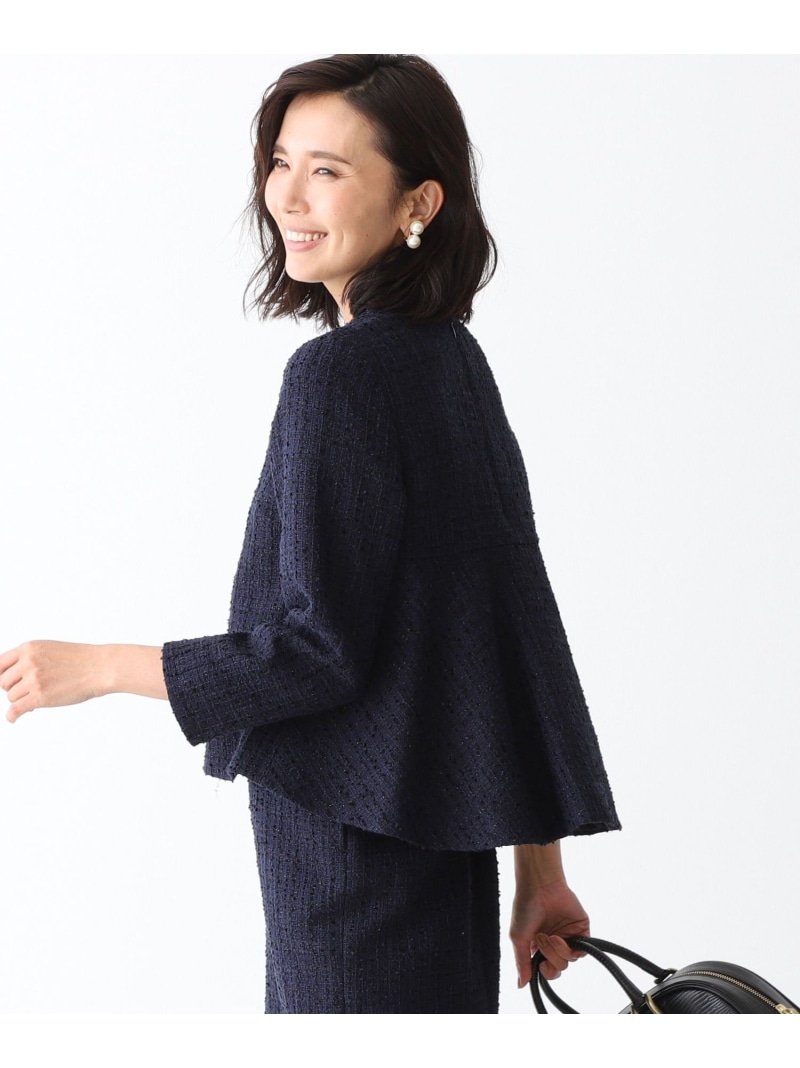 楽天市場】【SALE／50%OFF】Demi-Luxe BEAMS / バックフレア ツイード