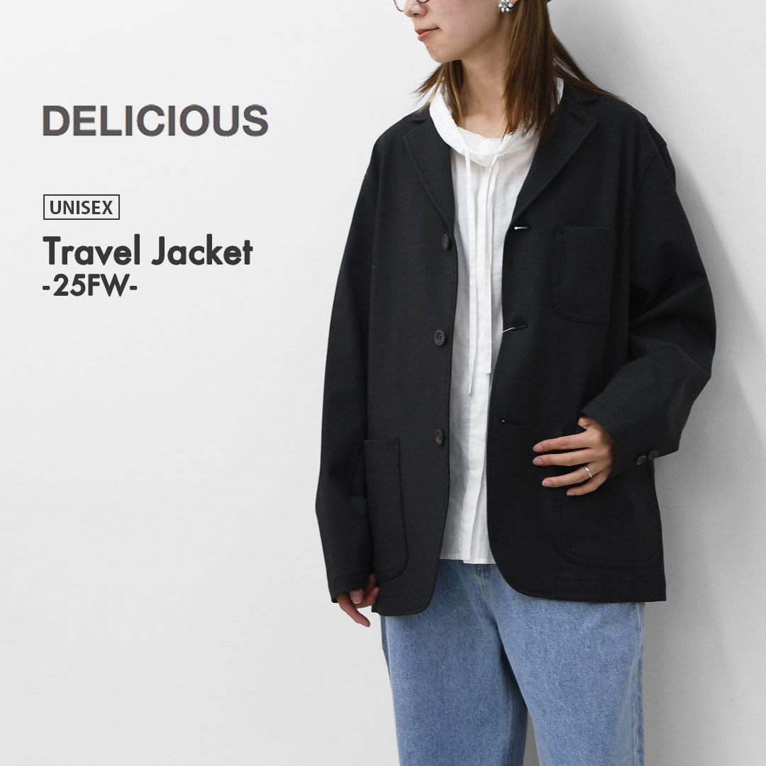 楽天市場】DELICIOUS [デリシャス] Travel Jacket -25FW- [DJ13222