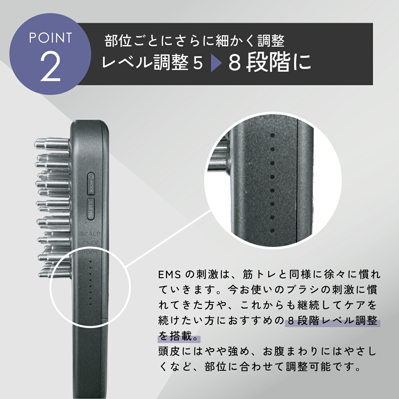 楽天市場】サロニア EMSリフトブラシ 3Dケア 表情筋 顔 頭皮 体