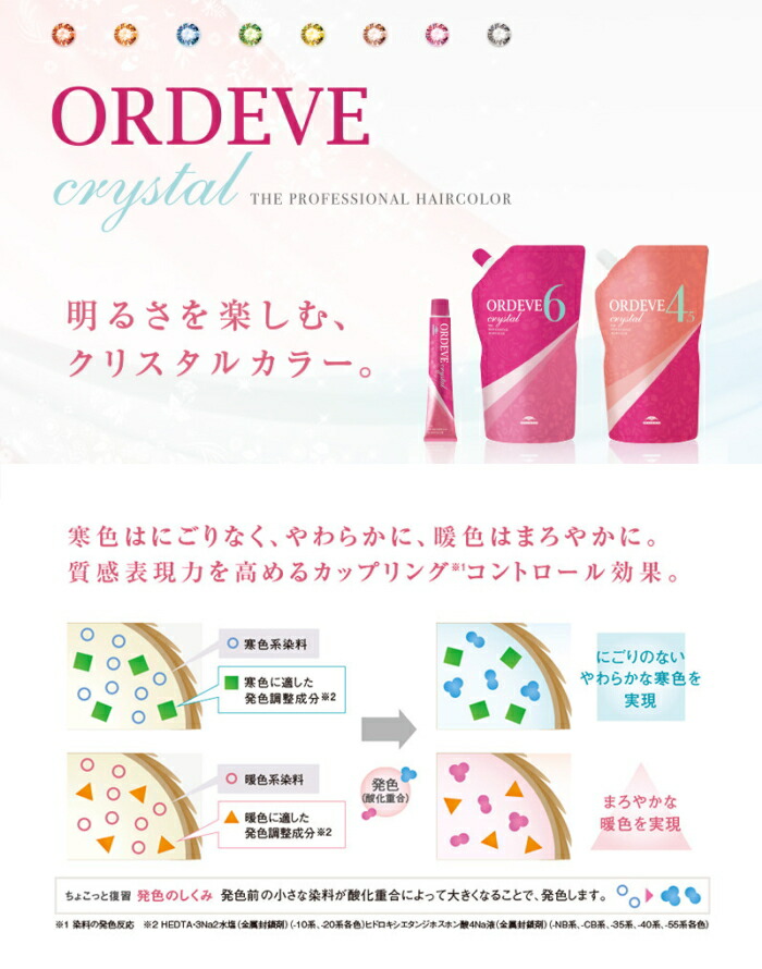 楽天市場】ミルボン オルディーブ クリスタル c11-15 80g ブルー