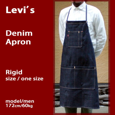 楽天市場】Levi's Denim Apron / pocket Rigid / non wash リーバイス