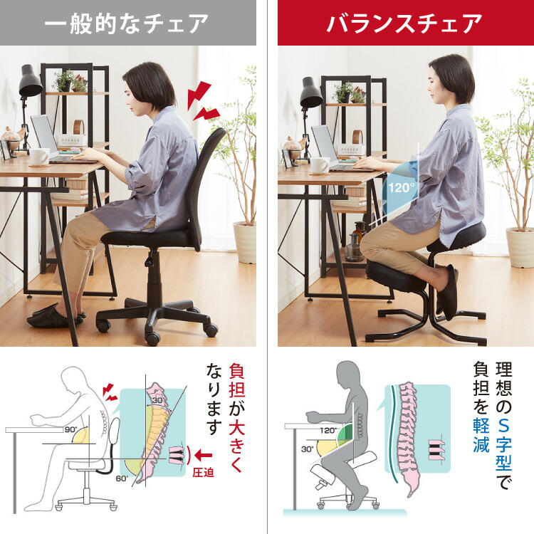 楽天市場】【正規品 3年保証】 balans バランスチェア N5070 姿勢保持
