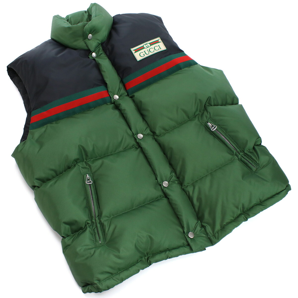 楽天市場】グッチ ベスト メンズ GUCCI イタリア 698713 グリーン系