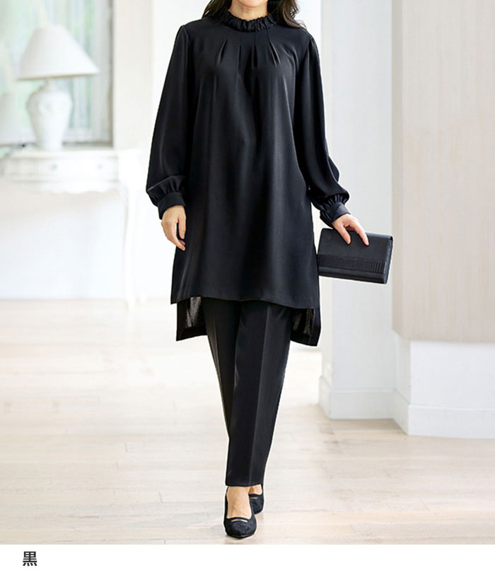 楽天市場】パンツ スーツ レディース 日本製素材！フォーマル