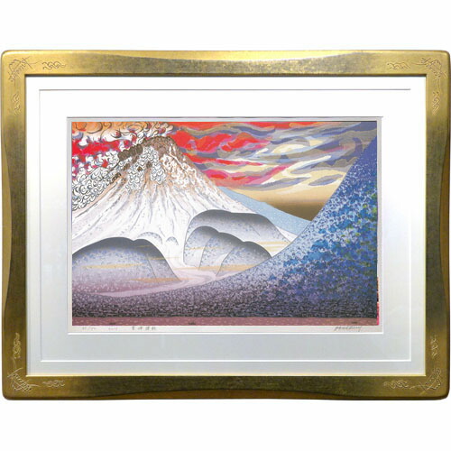 楽天市場】牧野宗則 額付き木版画 『普賢転生』 1992年 : ベルセーブ