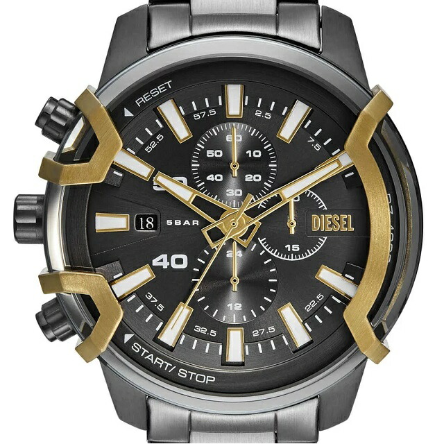 楽天市場】DIESEL/ディーゼル ウォッチ GRIFFED/グリフェド メンズ