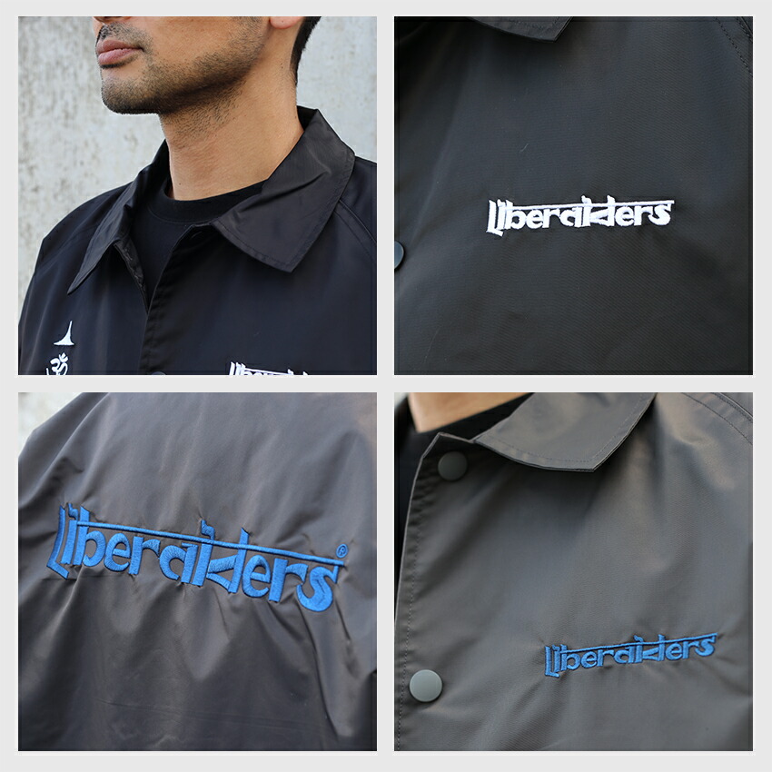 楽天市場】Liberaiders リべレイダース 刺繍ロゴコーチジャケット
