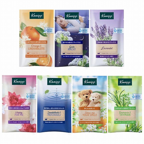 楽天市場】クナイプ バスソルト トライアルセット 50g×7種 : くすりの