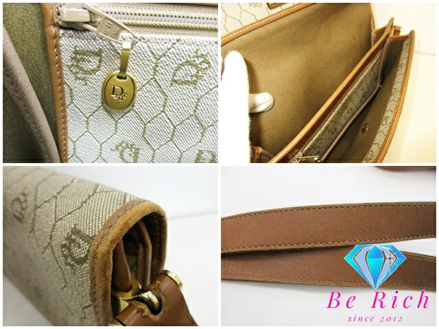 楽天市場】クリスチャン ディオール ショルダーバッグ ベージュ 茶