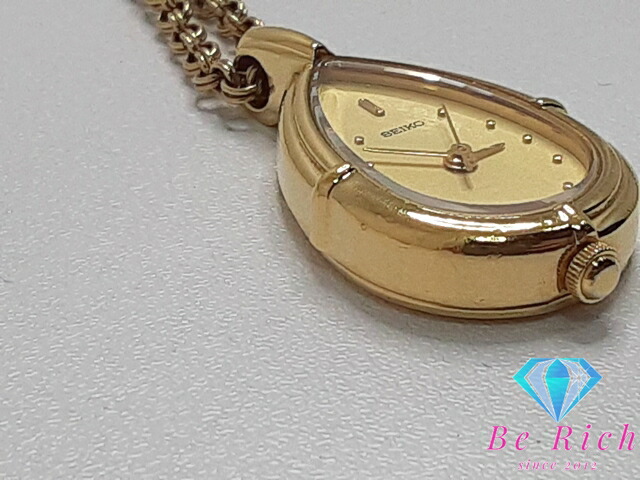 楽天市場】セイコー SEIKO ペンダント ウォッチ 時計 1F21-5A10 雫
