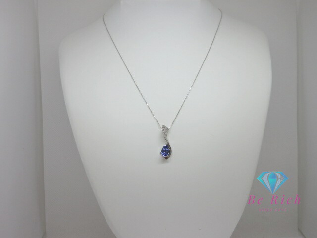 楽天市場】K18 WG タンザナイト 1.45ct ダイヤモンド 0.10ct 付