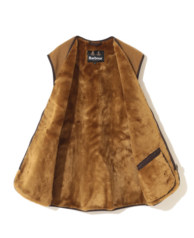 楽天市場】バブアー ファーライナー ベスト ジレ リバーシブル パイル