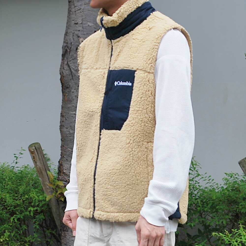 楽天市場】フリース ベスト メンズ ユニセックス コロンビア ボア