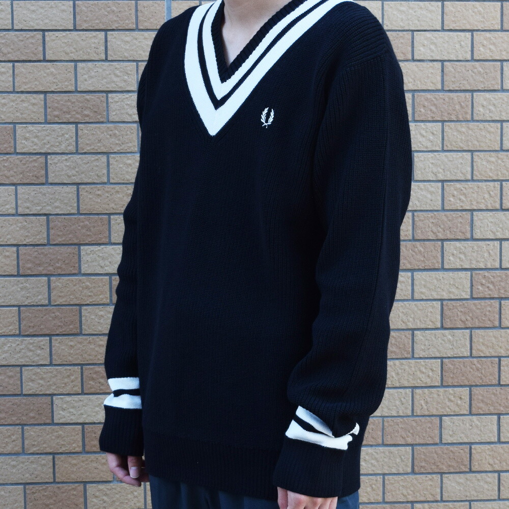 楽天市場】チルデンニット メンズ フレッドペリー Vネック K8541